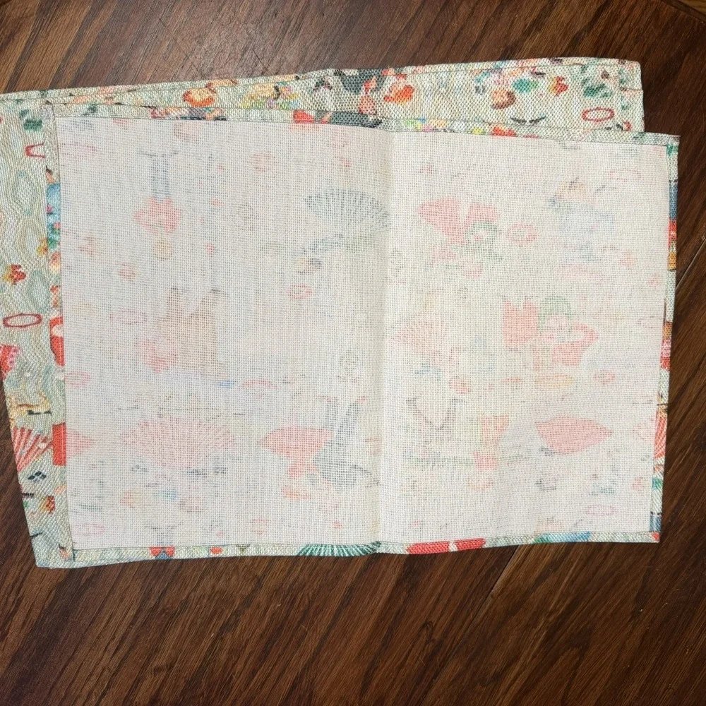 vintage Style 1950's Holiday Placemats Set Of 4‎